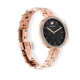  Shop Authentic Swarovski Cosmopolitan Black Dial Rose Gold Steel Strap Watch for Women - 5517797 - Luxxuri