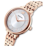  Shop Authentic Swarovski Crystalline Chic Analog Silver Dial Rose Gold Steel Strap Watch for Women - 5544590 - Luxxuri