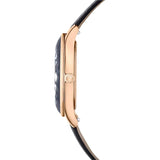  Shop Authentic Swarovski Octea Nova Black Dial Black Leather Strap Watch for Women - 5650033 - Luxxuri