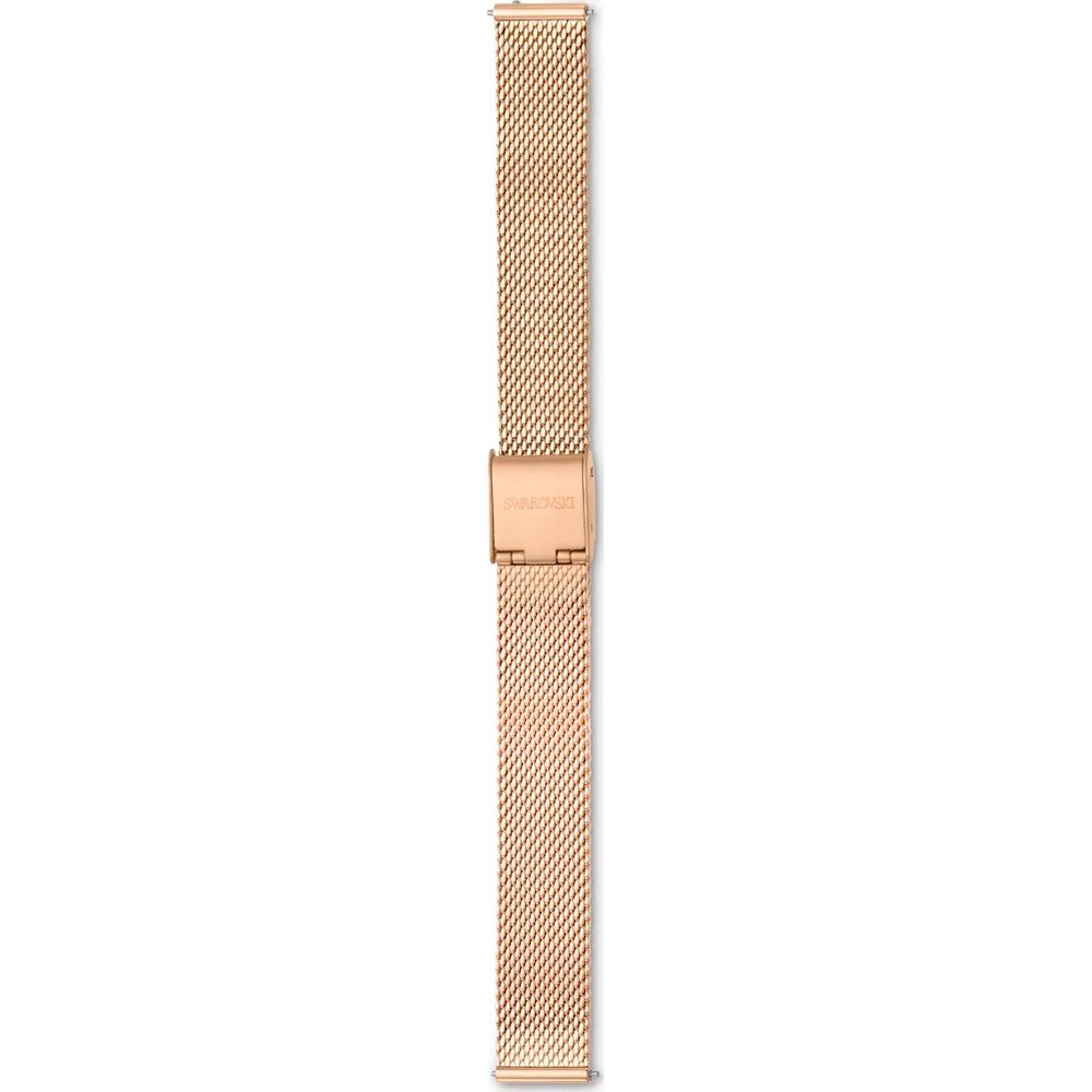 Swarovski Octea Nova Silver Dial Rose Gold Mesh Strap Watch for Women - 5650011