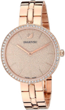  Shop Authentic Swarovski Cosmopolitan Diamond Powder Gold Dial Rose Gold Steel Strap Watch for Women - 5517800 - Luxxuri