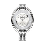  Shop Authentic Swarovski Crystalline Aura Silver Dial Silver Steel Strap Watch for Women - 5519462 - Luxxuri