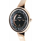  Shop Authentic Swarovski Crystalline Pure Black Dial Rose Gold Steel Strap Watch for Women - 5295334 - Luxxuri