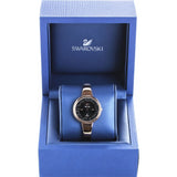  Shop Authentic Swarovski Crystalline Pure Black Dial Rose Gold Steel Strap Watch for Women - 5295334 - Luxxuri