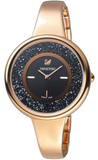  Shop Authentic Swarovski Crystalline Pure Black Dial Rose Gold Steel Strap Watch for Women - 5295334 - Luxxuri