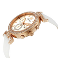 Swarovski Era Journey Silver Dial White Leather Strap Watch for Women - 5295369