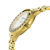  Shop Authentic Swarovski Lovely Crystals White Dial Gold Steel Strap Watch for Women - 5242895 - Luxxuri