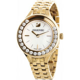  Shop Authentic Swarovski Lovely Crystals White Dial Gold Steel Strap Watch for Women - 5242895 - Luxxuri