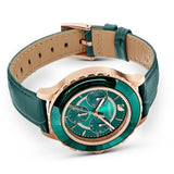  Shop Authentic Swarovski Octea Lux Chrono Emerald Green Dial Green Leather Strap Watch for Women - 5452498 - Luxxuri