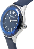  Shop Authentic Swarovski Octea Nova Blue Dial Blue Leather Strap Watch for Women - 5295349 - Luxxuri