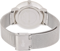 Swarovski Octea Nova Black Dial Silver Mesh Bracelet Watch for Women - 5430420