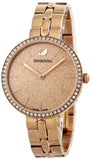  Shop Authentic Swarovski Cosmopolitan Diamond Powder Gold Dial Rose Gold Steel Strap Watch for Women - 5517800 - Luxxuri