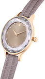  Shop Authentic Swarovski Octea Nova Beige Dial Grey Leather Strap Watch for Women - 5649999 - Luxxuri