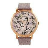  Shop Authentic Guess Mariposa Pink Dial Pink Leather Strap Watch for Women - GW0008L2 - Luxxuri