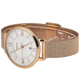  Shop Authentic Fossil Jacqueline Mother of Pearl White Dial Gold Mesh Strap Watch for Women - ES4352 - Luxxuri