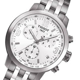  Shop Authentic Tissot PRC 200 Chronograph White Dial Silver Steel Strap Watch For Men - T055.417.11.017.00 - Luxxuri