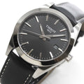  Shop Authentic Tissot Gentleman Black Dial Black Leather Strap Watch For Men - T127.410.16.051.00 - Luxxuri