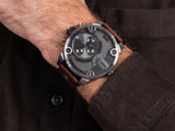  Shop Authentic Diesel Little Daddy SBA Small Sized Grey Dial Brown Leather Strap Watch For Men - DZ7258 - Luxxuri