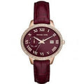  Shop Authentic Michael Kors Whitley Quartz Burgundy Dial Burgundy Leather Strap Watch For Women - MK2430 - Luxxuri