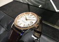 Tissot T Classic Ballade Powermatic 80 Lady Silver Dial Brown Leather Strap Watch For Women - T108.408.26.037.00