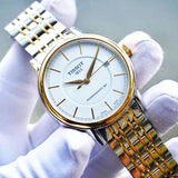 Shop Authentic Tissot T Classic Carson Automatic White Dial Two Tone Steel Strap Watch for Men - T085.407.22.011.00 - Luxxuri