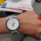  Shop Authentic Tissot T Sport PRS 516 Chronograph White Dial Silver Steel Strap Watch For Men - T100.417.11.031.00 - Luxxuri