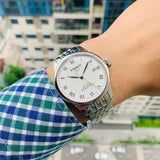  Shop Authentic Tissot Le Locle Powermatic 80 Silver Dal Silver Steel Strap Watch For Men - T006.407.11.033.00 - Luxxuri