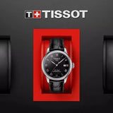 Shop Authentic Tissot Le Locle Powermatic 80 Black Dial Black Leather Strap Watch For Men - T006.407.16.053.00 - Luxxuri