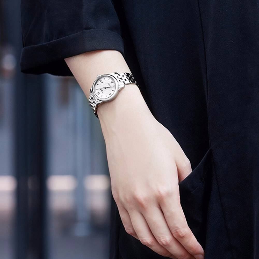  Shop Authentic Tissot Le Locle Automatic Lady Silver Dial Silver Steel Strap Watch For Women - T006.207.11.036.00 - Luxxuri