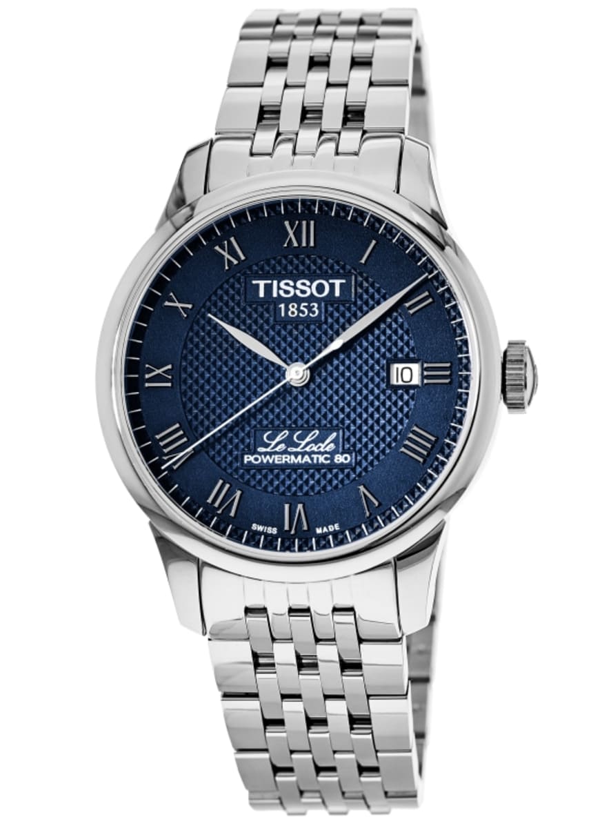  Shop Authentic Tissot Le Locle Powermatic 80 Blue Dial Silver Steel Strap Watch For Men - T006.407.11.043.00 - Luxxuri