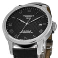  Shop Authentic Tissot Le Locle Powermatic 80 Black Dial Black Leather Strap Watch For Men - T006.407.16.053.00 - Luxxuri