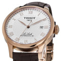  Shop Authentic Tissot Le Locle Powermatic 80 Silver Dial Brown Leather Strap Watch For Men - T006.407.36.033.00 - Luxxuri