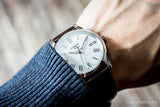  Shop Authentic Tissot T Classic Dream White Dial Brown Leather Strap Watch for Men - T033.410.16.013.01 - Luxxuri