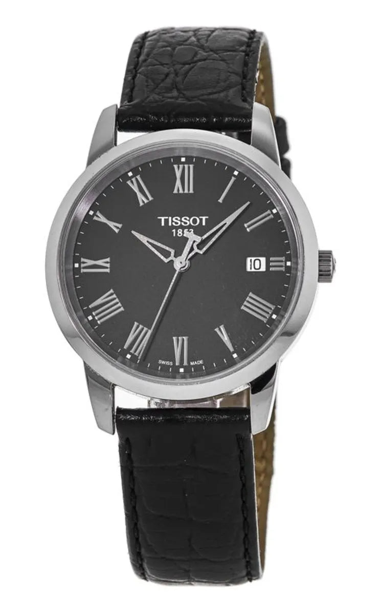  Shop Authentic Tissot Classic Dream Black Dial Black Leather Strap Watch for Men - T033.410.16.053.01 - Luxxuri