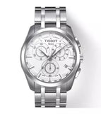  Shop Authentic Tissot T Classic Couturier Chronograph White Dial Silver Steel Strap Watch For Men - T101.617.11.031.00 - Luxxuri