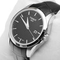 Shop Authentic Tissot T Trend Couturier Black Dial Black Leather Strap Watch For Women - T035.210.16.051.00 - Luxxuri