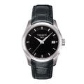  Shop Authentic Tissot T Trend Couturier Black Dial Black Leather Strap Watch For Women - T035.210.16.051.00 - Luxxuri
