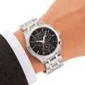  Shop Authentic Tissot Couturier Chronograph Black Dial Silver Steel Strap Watch For Men - T035.617.11.051.00 - Luxxuri