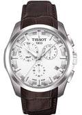  Shop Authentic Tissot Couturier Chronograph White Dial Brown Leather Strap Watch For Men - T035.617.16.031.00 - Luxxuri