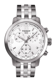  Shop Authentic Tissot PRC 200 Chronograph Quartz Silver Dial Silver Steel Strap Watch For Men - T055.417.11.037.00 - Luxxuri