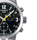  Shop Authentic Tissot PRC 200 Chronograph Black Dial Stainless Steel Watch For Men - T0554171105700 - Luxxuri