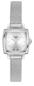  Shop Authentic Tissot Lovely Square Silver Dial Silver Mesh Bracelet Watch For Women - T058.109.11.036.00 - Luxxuri