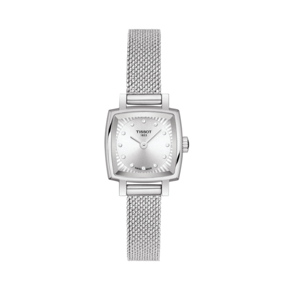  Shop Authentic Tissot Lovely Square Silver Dial Silver Mesh Bracelet Watch For Women - T058.109.11.036.00 - Luxxuri