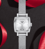  Shop Authentic Tissot Lovely Square Silver Dial Silver Mesh Bracelet Watch For Women - T058.109.11.036.00 - Luxxuri