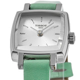  Shop Authentic Tissot T Lady Lovely Square Silver Dial Light Green Leather Strap Watch for Women - T058.109.16.031.01 - Luxxuri