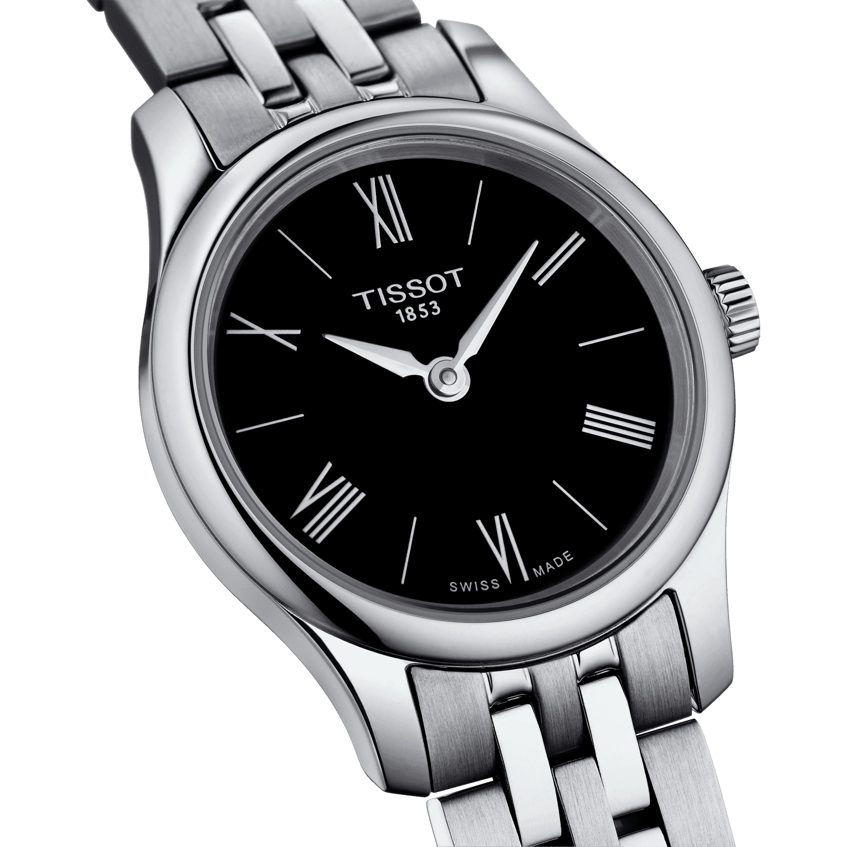  Shop Authentic Tissot T Classic Tradition 5.5 Lady Black Dial Watch For Women - T063.009.11.058.00 - Luxxuri
