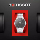  Shop Authentic Tissot T Classic Tradition Grey Dial Silver Steel Strap Watch For Men - T063.610.11.067.00 - Luxxuri