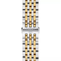 Tissot T Classic Tradition White Dial Two Tone Mesh Bracelet Watch For Men - T063.610.22.037.00