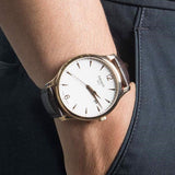  Shop Authentic Tissot T Classic Tradition White Dial Brown Leather Strap Watch For Men - T063.610.36.037.00 - Luxxuri