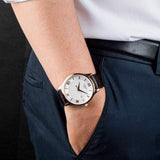  Shop Authentic Tissot T Classic Tradition Silver Dial Brown Leather Strap Watch For Men - T063.610.36.038.00 - Luxxuri